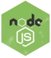 Node.js logo representing server-side JavaScript runtime for scalable web applications