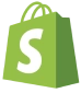 Shopify logo representing ecommerce platform for building online stores