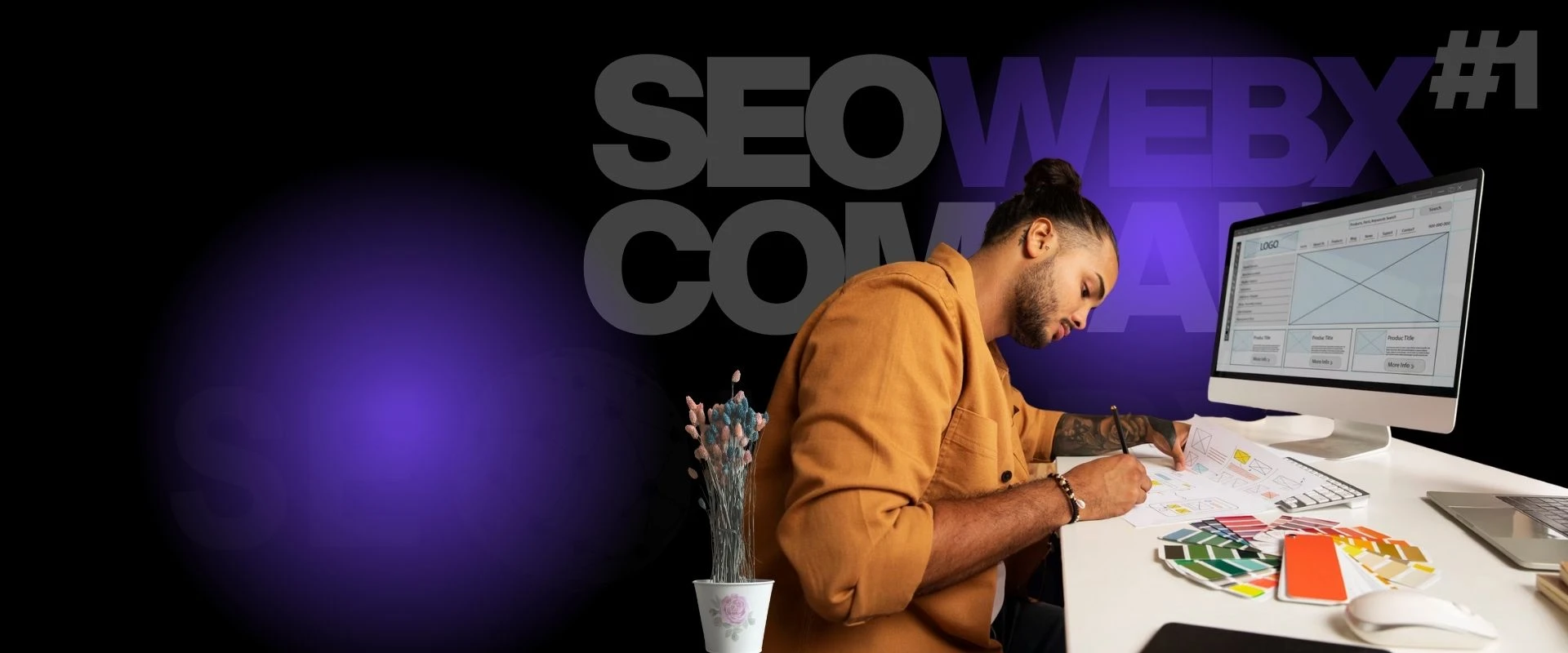 Seowebx graphic design services offering creative logos, branding and professional visual designs